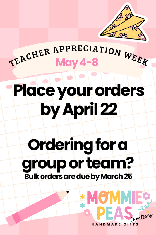 Teacher Appreciation information order by april 22