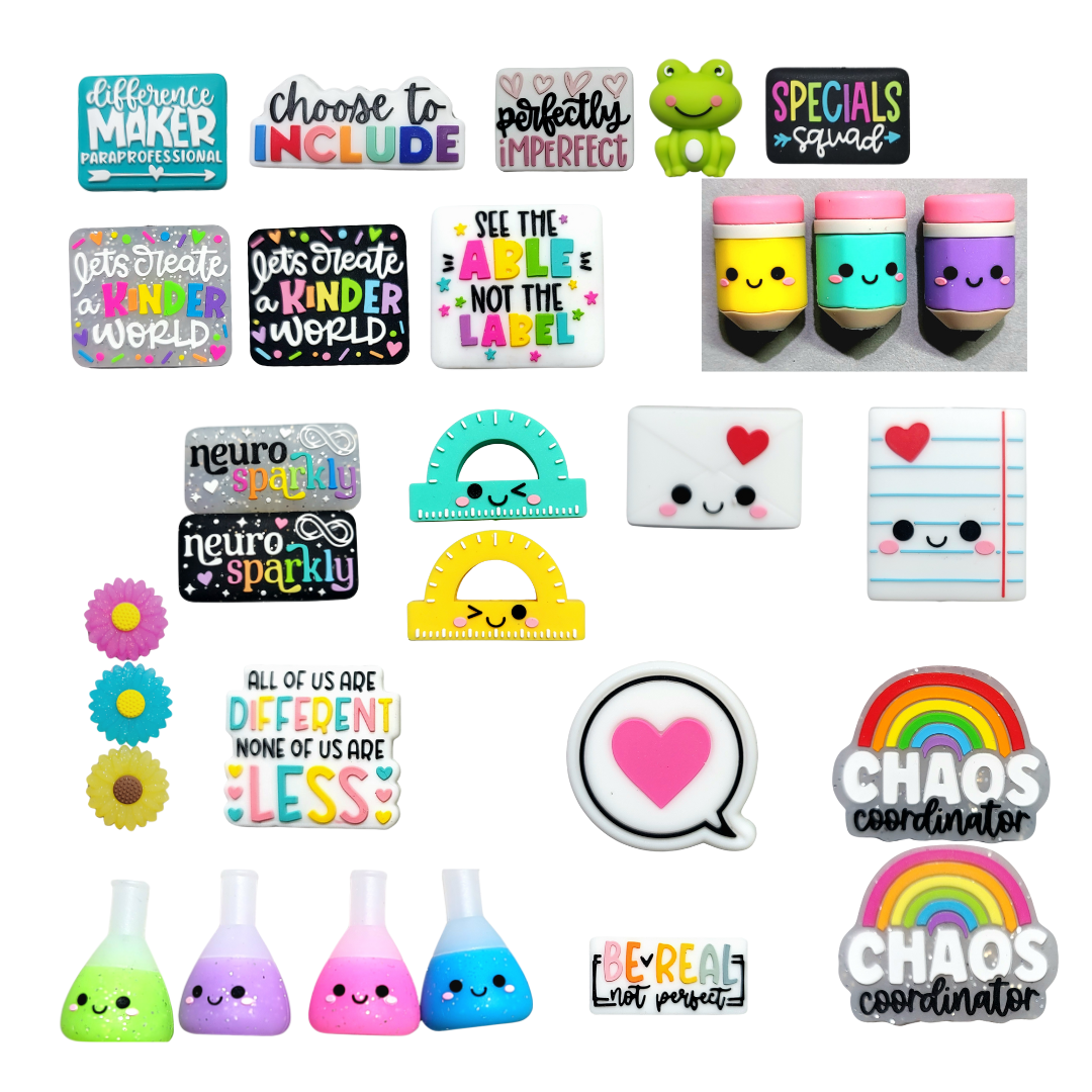 Vertical Id Holder and Custom 3 bead lanyard