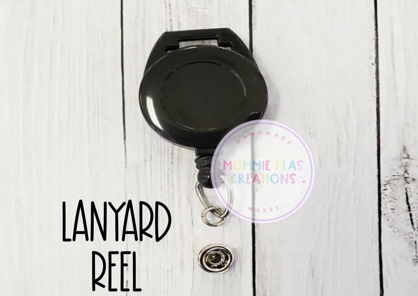 Interchangeable Badge Reel Add-On, Low Profile Adhesive