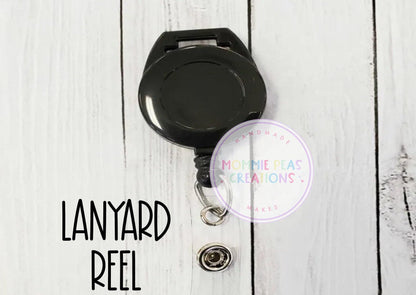 Interchangeable Badge Reel Add-On, Low Profile Adhesive
